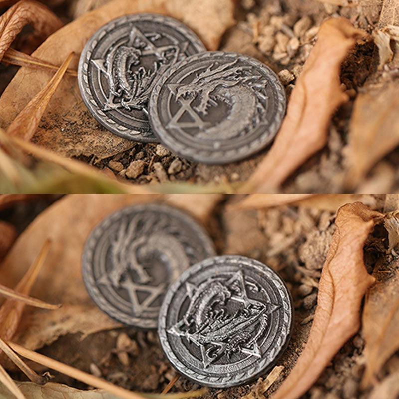 Game Coins:Dragon Element  (Set of 3)