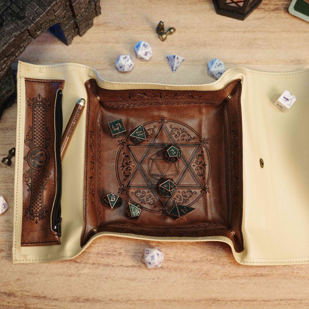 Dice Tray:Artisan Series Scroll Dice Tray